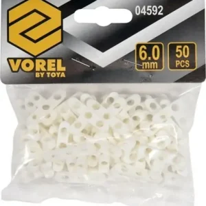 Do wyczerpania zapasów KRZYŻYKI DYSTANSOWE TYP T6,0mm 50szt 04592V VOREL